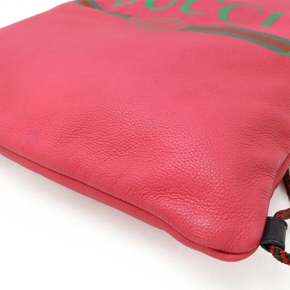 GUCCI Pink Leather Tote Bag - Picture 4 of 9